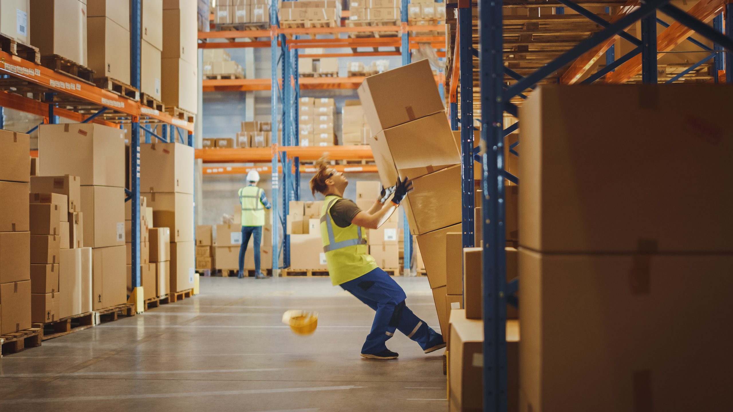 man working in warehouse